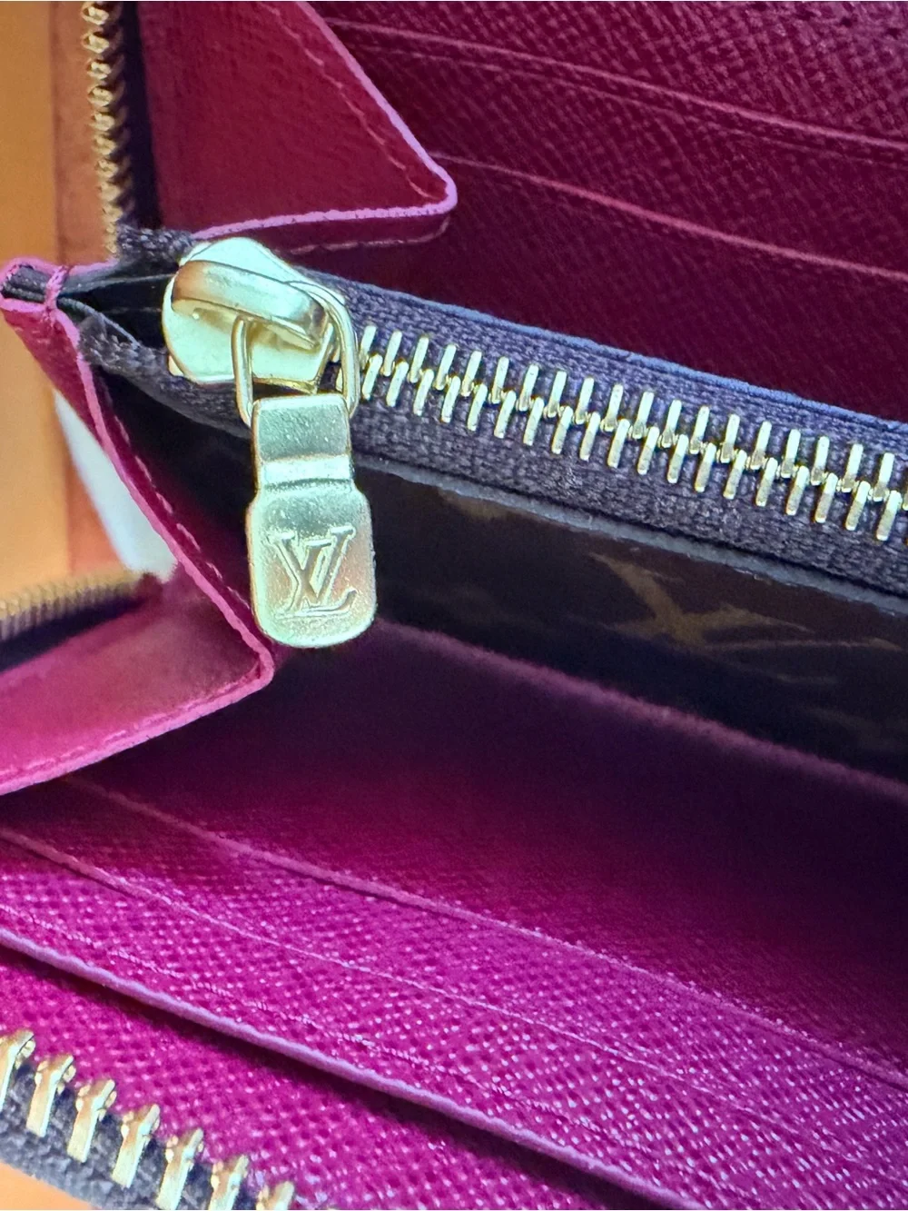 Louis Vuitton Monogram Clemence Zippy Wallet